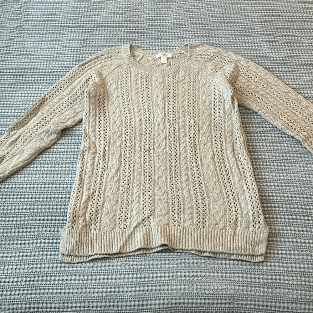My favorite motherhood maternity knit sweater!